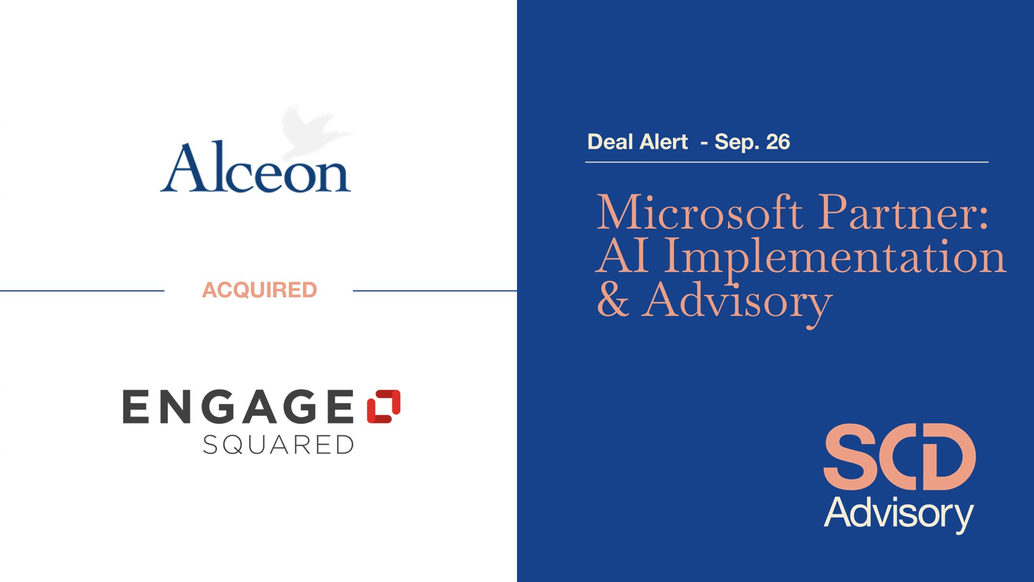 SCD Advisory supports Alceon on its acquisition of Engage Squared preview image